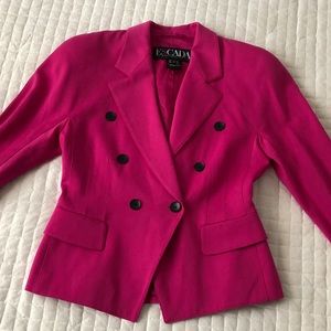 NEW without tag Hot Pink Escada Suit/Blazer size 6